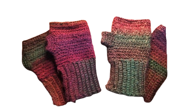 crochet gloves Sticker