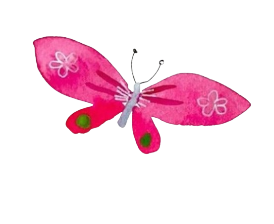 Pink Butterfly Sticker
