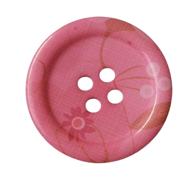 pink button Sticker
